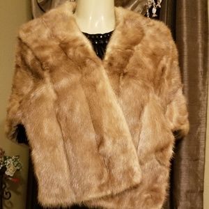 Winter Fur shoulder wrap shaw